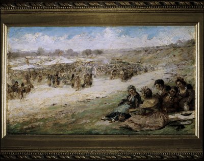 Louka San Isidro v Madridu od Eugenio Lucas Villaamil