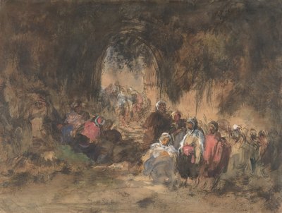 Arabové na odpočinku, 1817-70. od Eugenio Lucas Villamil