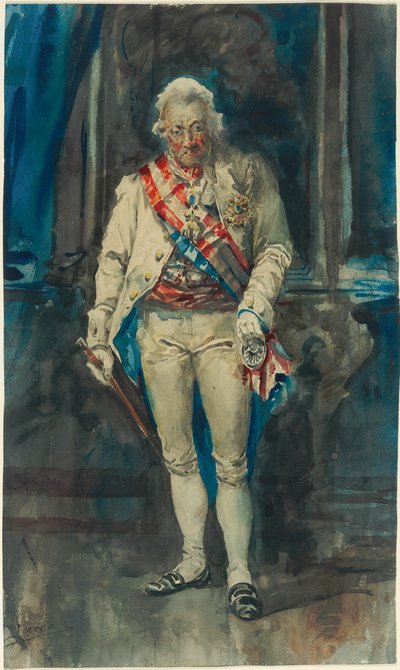 Španělský král Karel IV. od Eugenio Lucas y Padilla