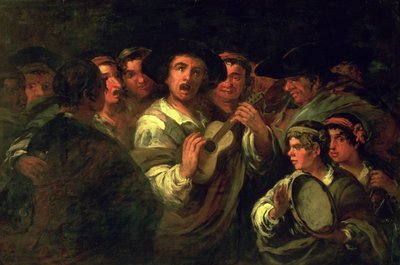 The Serenaders (olej na plátně) od Eugenio Lucas y Padilla