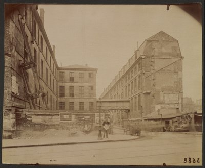 Bývalý Hôtel Dieu od Eugène Atget
