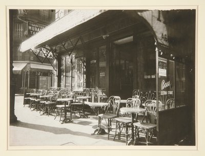 Káva? - Alej Velké armády od Eugène Atget