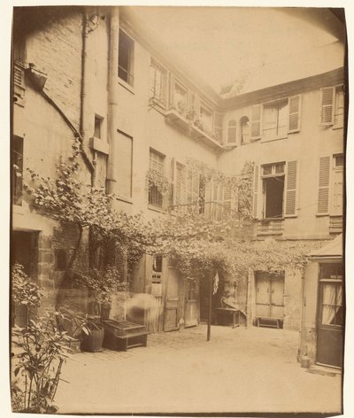 Cour de Rouen, Boulevard Saint-Germain od Eugène Atget