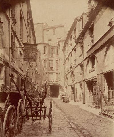 Dračí dvůr,1905 (foto) od Eugène Atget