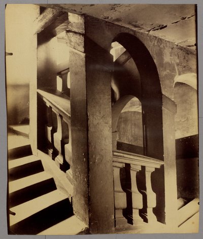 Schodiště, 25 rue des Blancs-Manteaux od Eugène Atget