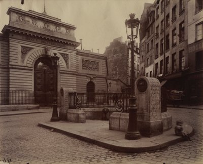 Fontána Ecole Polytechnique od Eugène Atget