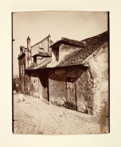 [Montmartre] Dům Musette od Eugène Atget