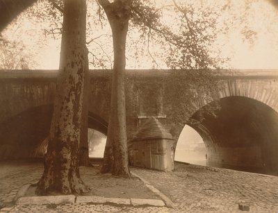 Pont Marie, 1926 (vytištěná papírová fotografie alba) od Eugène Atget