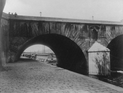 Quai dAnjou, Pont Marie, Paříž (4. obvod), 1911 od Eugène Atget