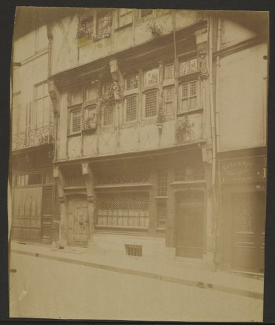Rouen, Maison Rue Saint-Romain, 74 od Eugène Atget