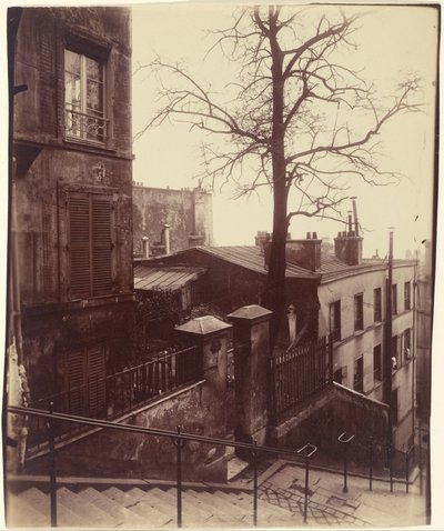Schodiště, Montmartre od Eugène Atget