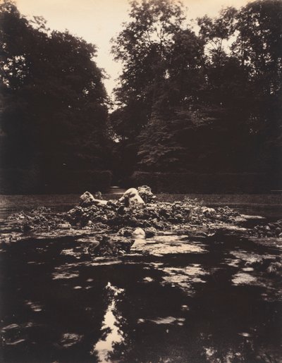 Versailles, fontána Enceladus od Eugène Atget