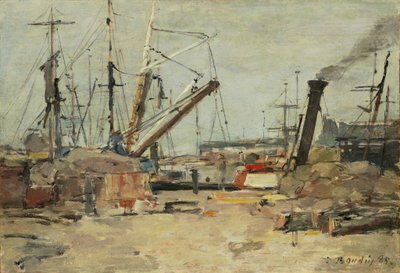 Trawlery od Eugène Boudin