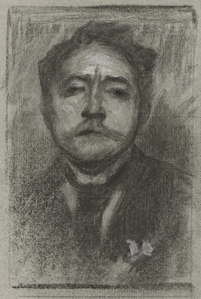 Portrét Jean Ajalbert od Eugène Carrière