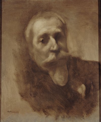 Portrét básníka, novináře a romanopisce Anatole France 1844-1924, c. 1900. od Eugène Carrière
