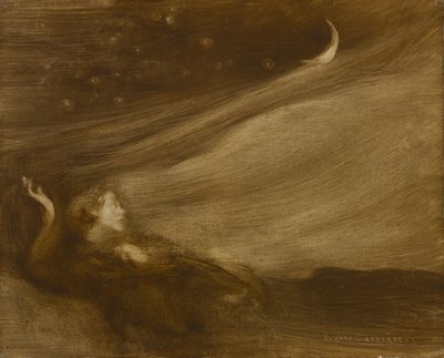 The Contemplator, 1901 od Eugène Carrière