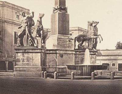 Monte Cavallo, 1848-52. od Eugène Constant