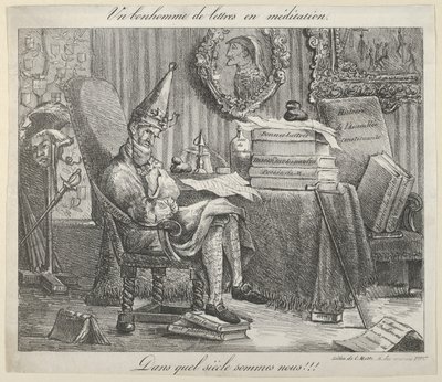 A Literary Fellow Meditating, 1821., 1821. od Eugène Delacroix