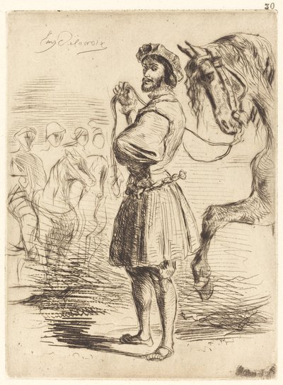 Pán z doby Františka I od Eugène Delacroix
