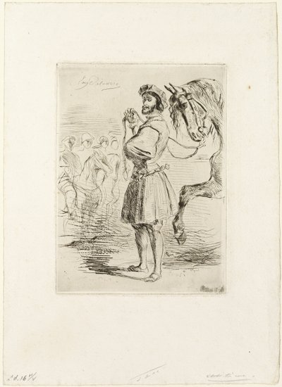Pán z doby Františka I od Eugène Delacroix
