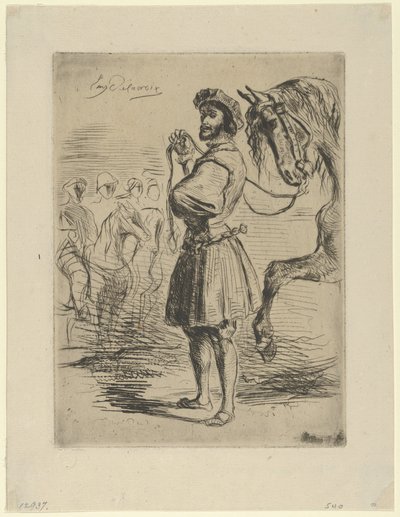 Šlechtic z doby Františka I., 1833., 1833. od Eugène Delacroix
