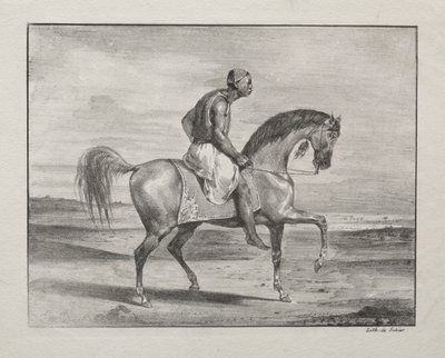 Afričan na koni od Eugène Delacroix