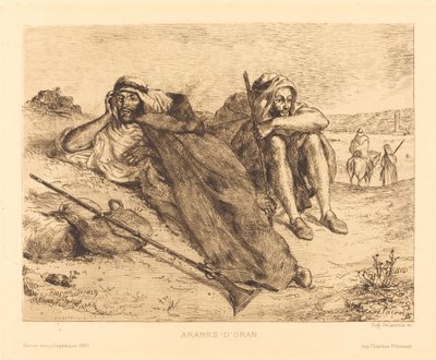 Arabové z Oranu od Eugène Delacroix