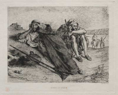Arabové z Oranu od Eugène Delacroix