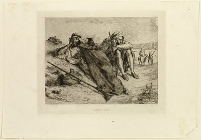 Arabové z Oranu od Eugène Delacroix