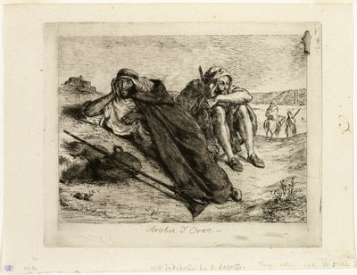 Arabové z Oranu od Eugène Delacroix