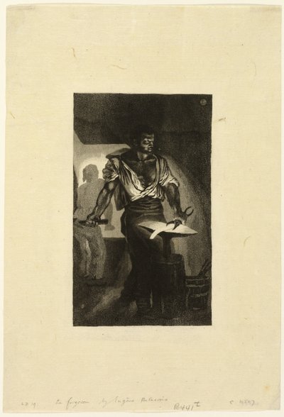 Kovář od Eugène Delacroix