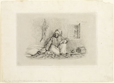 Náčelník Mohammed-Ben-Abou od Eugène Delacroix