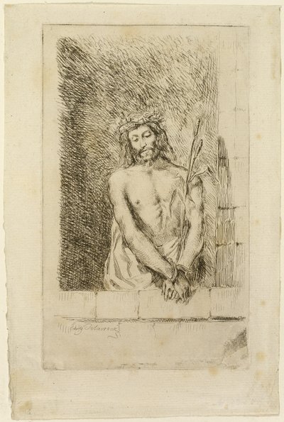Kristus s rákosím od Eugène Delacroix