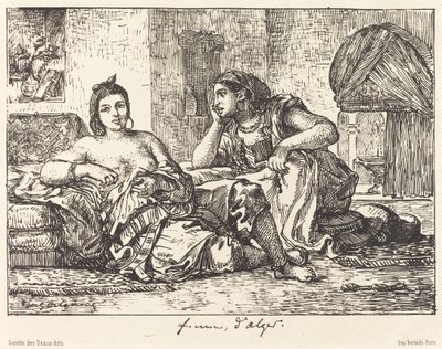 Ženy z Alžíru, 1833. od Eugène Delacroix
