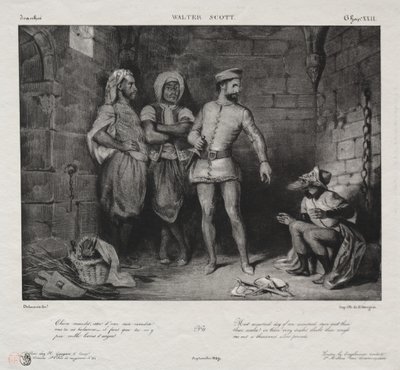 Fronte-Boeuf a Žid od Eugène Delacroix
