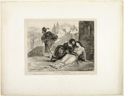 Jane Shore od Eugène Delacroix