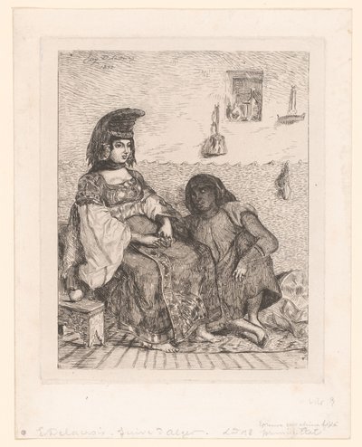 Židovka z Alžíru od Eugène Delacroix