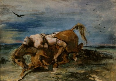 Mazeppa na umírajícím koni, 1824. od Eugène Delacroix
