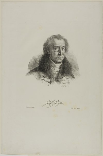 Portrét Goetha z Fausta od Eugène Delacroix