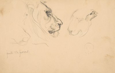 Náčrtník s pohledy na Tours, Francie a její okolí, 1828-29. od Eugène Delacroix