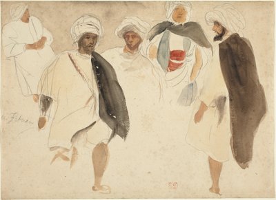 Studium Arabů od Eugène Delacroix