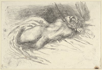 Studie o ženě při pohledu zezadu, 1833., 1833. od Eugène Delacroix