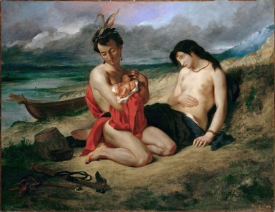 Natchez od Eugène Delacroix