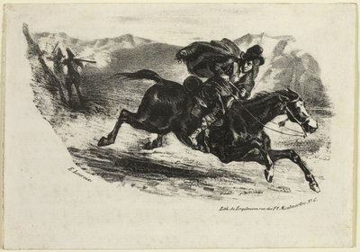 Pašerácký let od Eugène Delacroix
