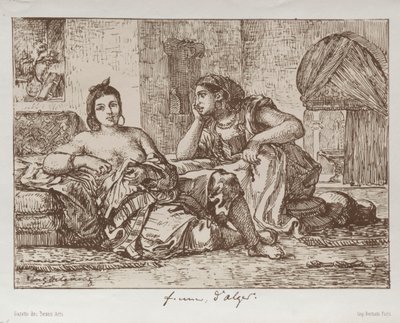 Ženy z Alžíru od Eugène Delacroix