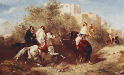Arabští jezdci od Eugène Fromentin