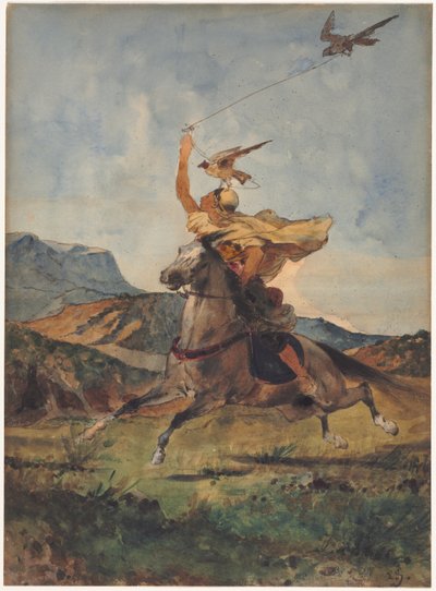 Falconer. od Eugène Fromentin