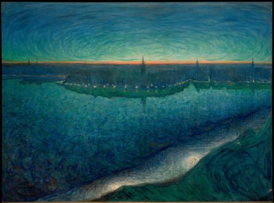 Svítání nad Riddarfjärdem od Eugène Jansson