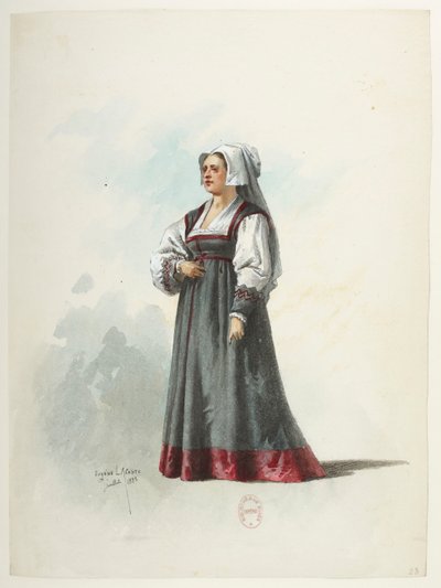 Btv1b84558104 23 - Saint-Saëns - Jindřich VIII - Maquettes de costumes - Lacoste - 23. kostým od Eugene Lacoste