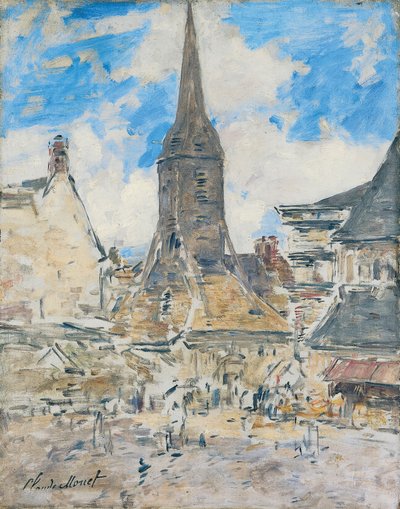 Kotava: "Biot ke Sainte-Catherine uja koe Honfleur (trutca ke Boudin)"
Francouzsky: Le Clocher de Sainte-Catherine, Honfleur od Eugene Louis Boudin